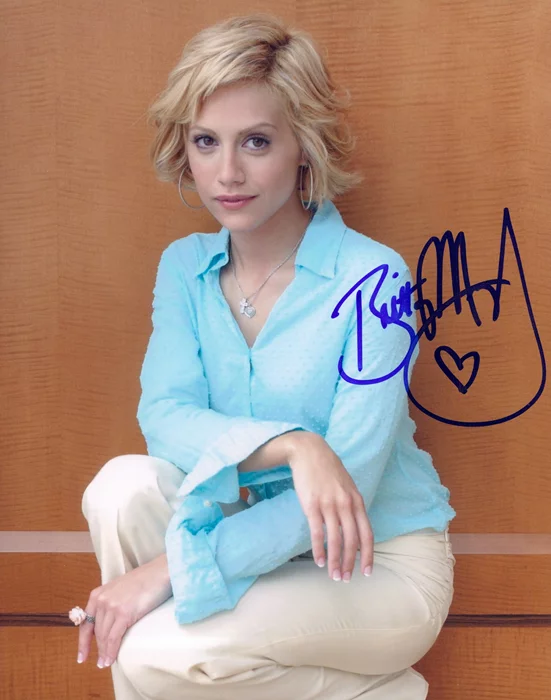 Brittany Murphy autograph