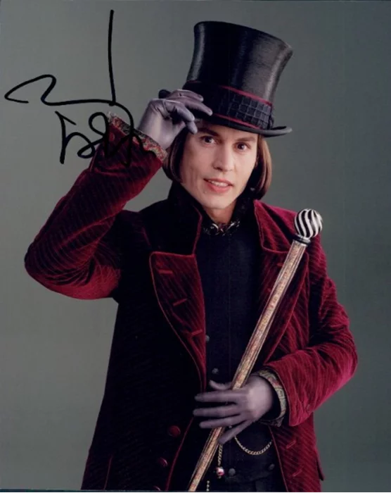 Johnny Depp autograph