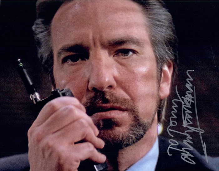 Alan Rickman autograph