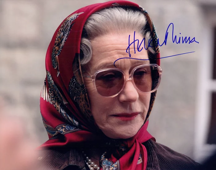 Helen Mirren autograph