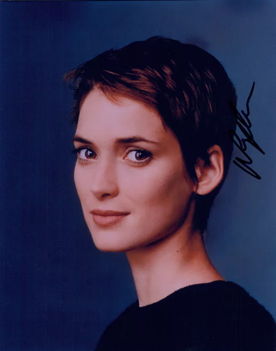 Winona Ryder autograph