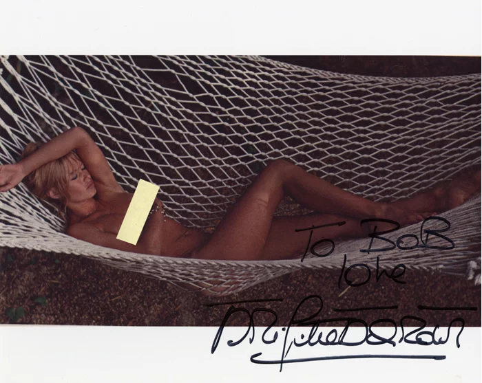 Brigitte Bardot autograph