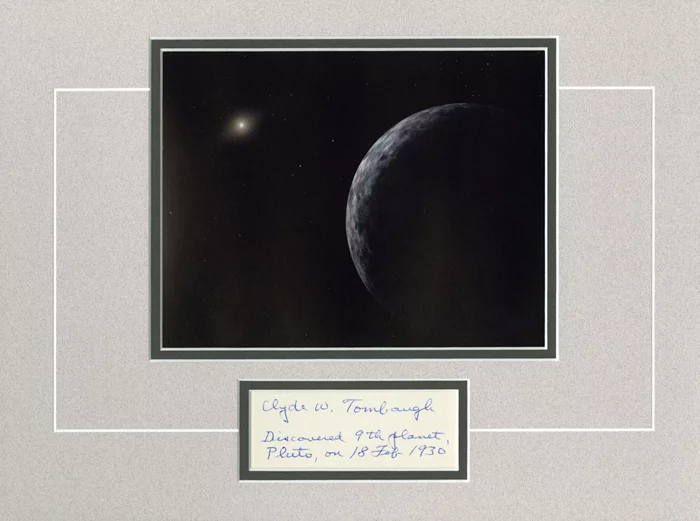 Clyde Tombaugh autograph
