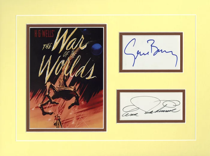 The War of the Worlds autograph