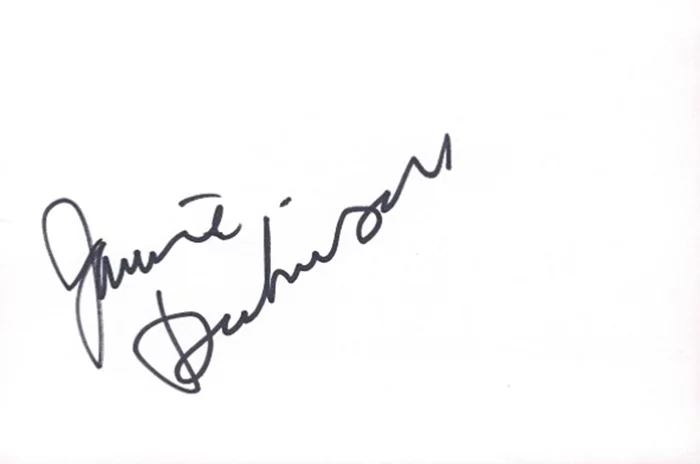 Janice Dickinson autograph