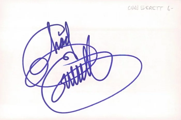 Chad Everett autograph