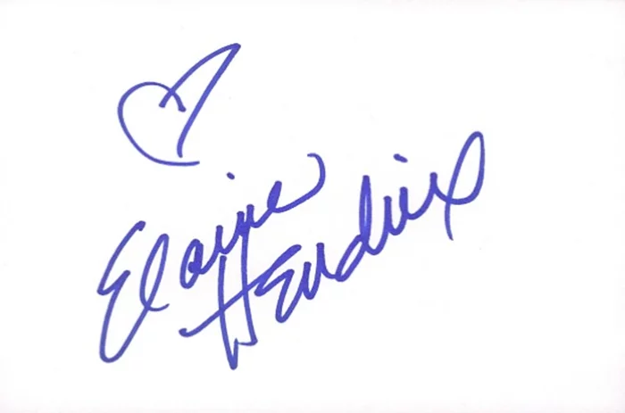 Elaine Hendrix autograph