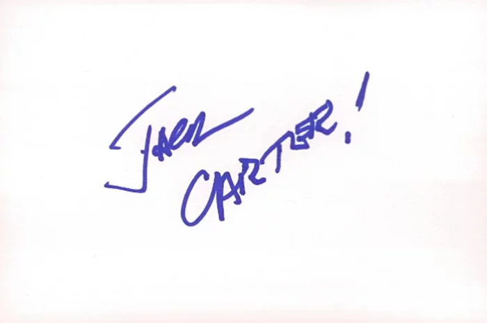 Jack Carter autograph