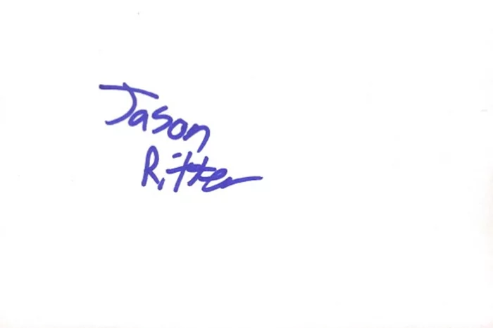 Jason Ritter autograph