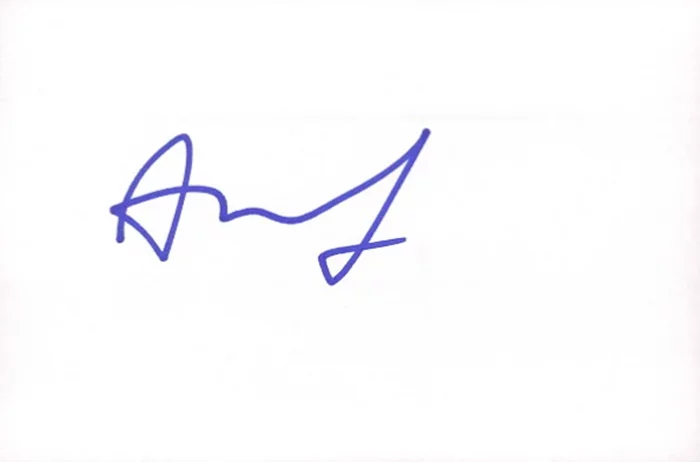 Arianna Huffington autograph