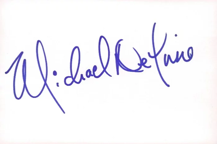Michael DeLuise autograph