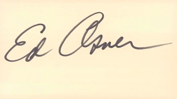 Ed Asner autograph