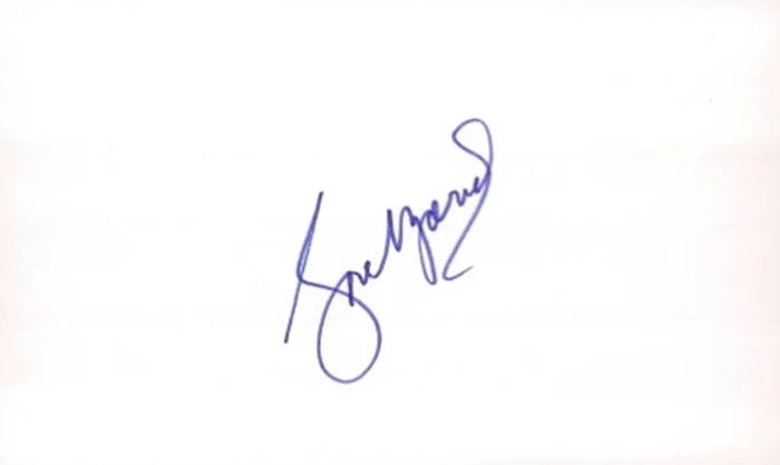 Rose Marie autograph