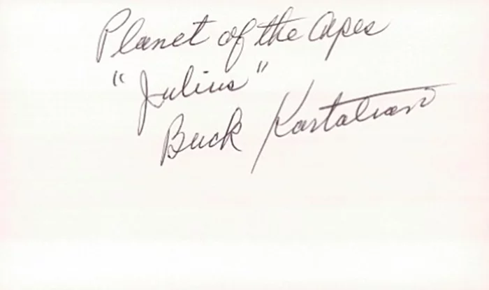 Buck Kartalian autograph