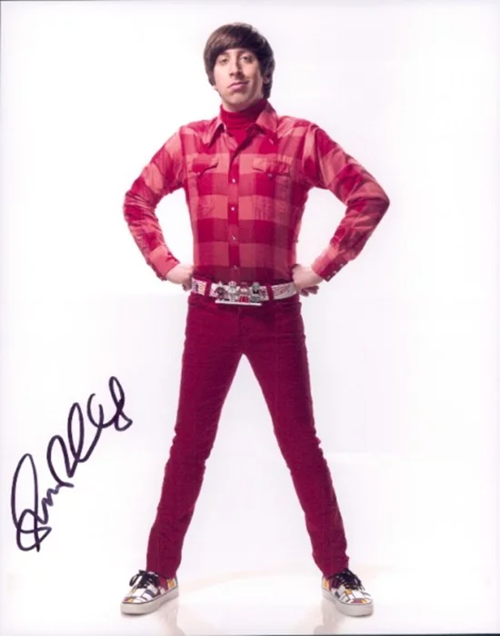 Simon Helberg autograph