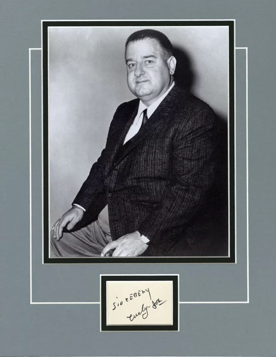 Curly Joe DeRita autograph