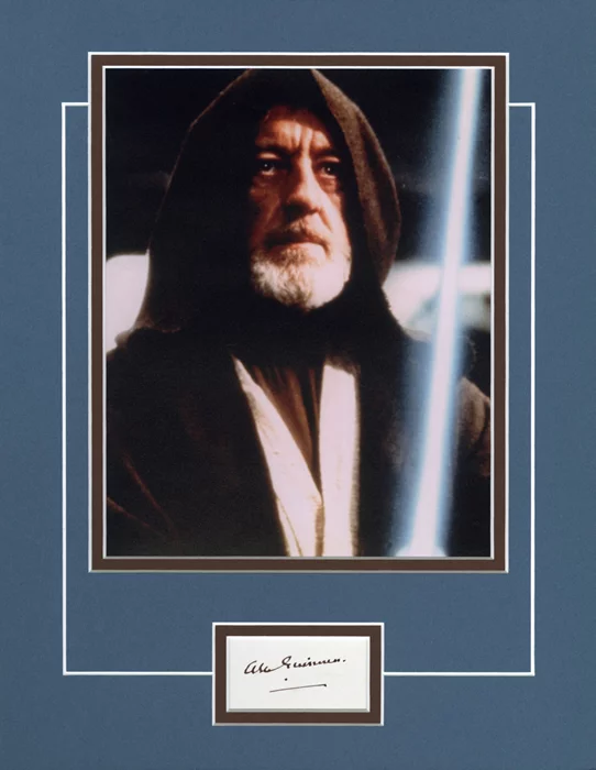 Alec Guinness autograph