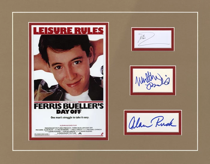 Ferris Bueller's Day Off autograph