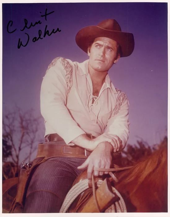 Clint Walker autograph