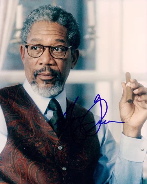 Morgan Freeman autograph