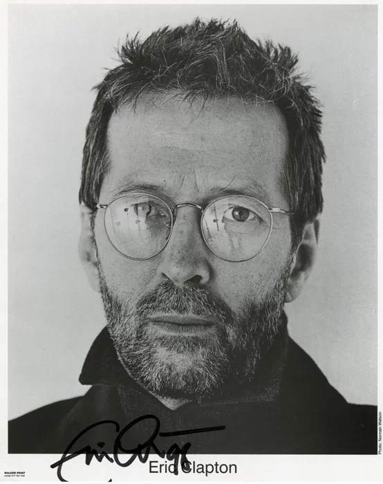 Eric Clapton autograph