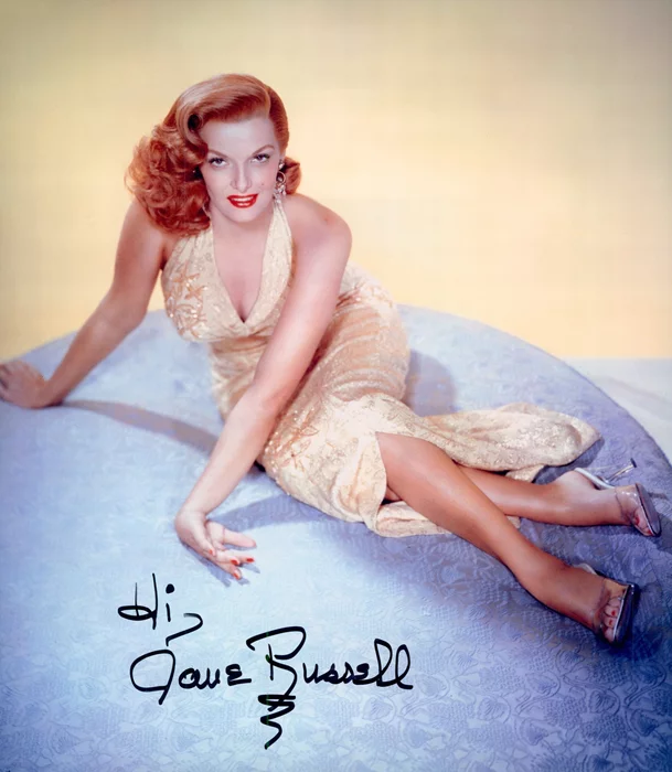 Jane Russell autograph