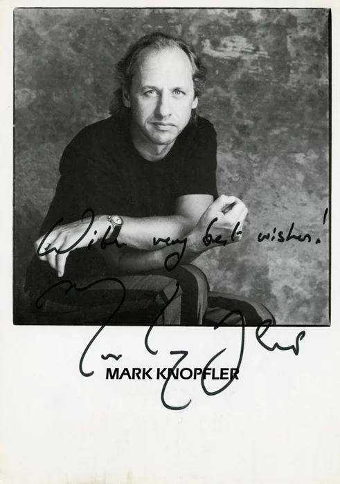 Mark Knopfler autograph