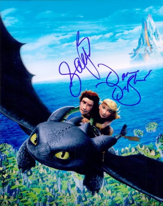 How to Train Your Dragon autograph