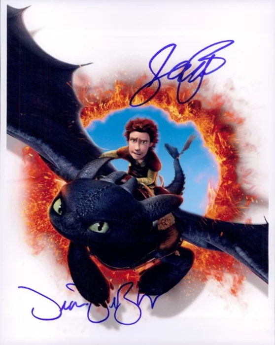 How to Train Your Dragon autograph
