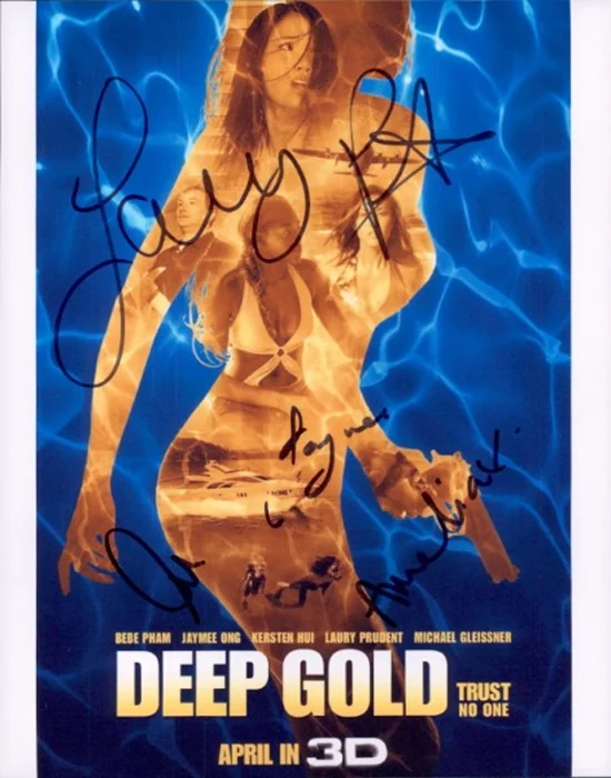 Deep Gold 3D autograph