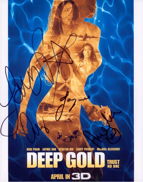 Deep Gold 3D autograph