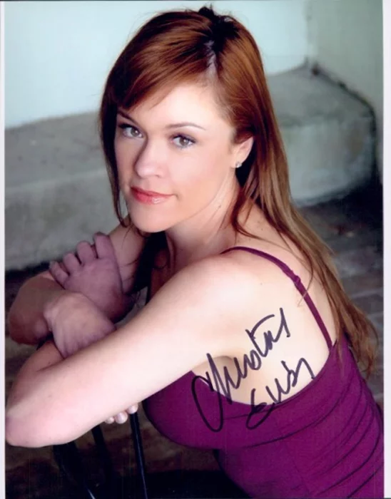 Christine Elise autograph