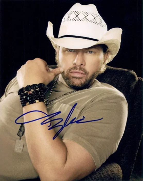 Toby Keith autograph