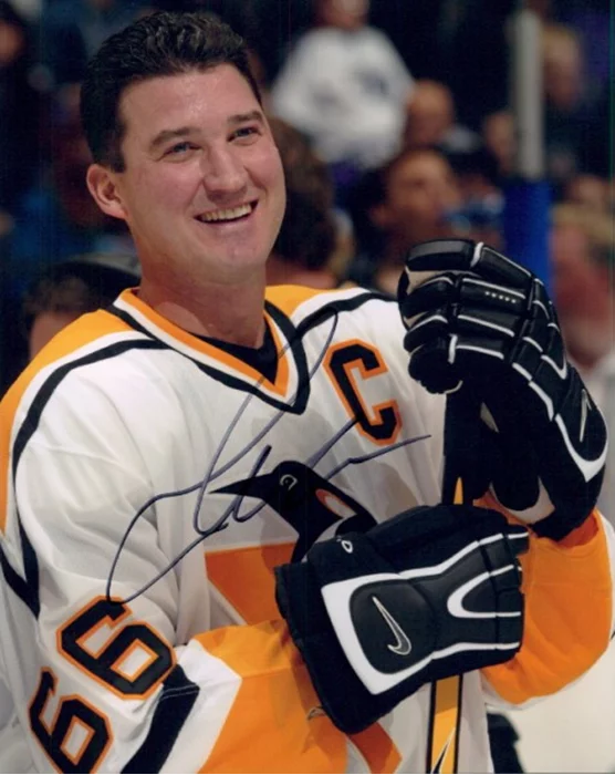Mario Lemieux autograph