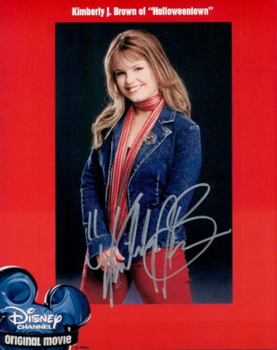 Kimberly J. Brown autograph