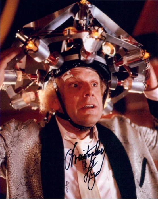 Christopher Lloyd autograph