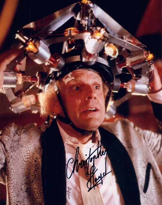 Christopher Lloyd autograph