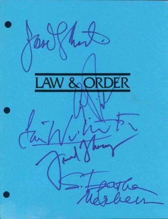 Law & Order autograph