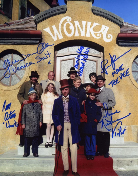 Willy Wonka and The Chocolate Factory autograph