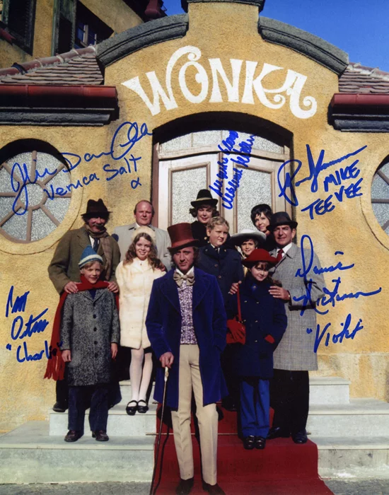 Willy Wonka and The Chocolate Factory autograph