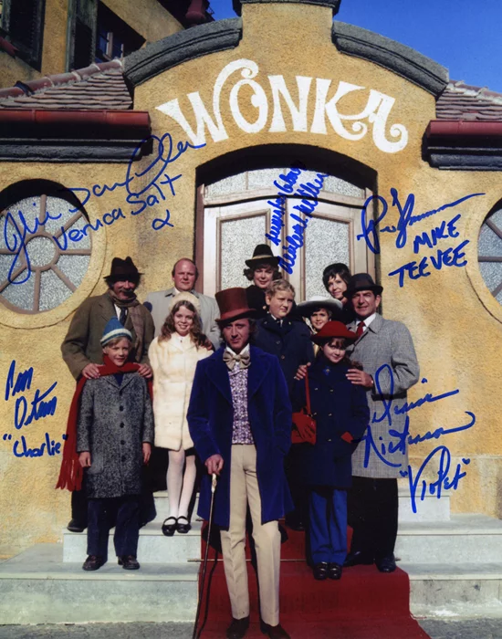 Willy Wonka and The Chocolate Factory autograph