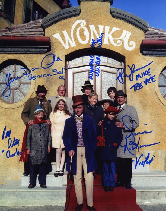 Willy Wonka and The Chocolate Factory autograph