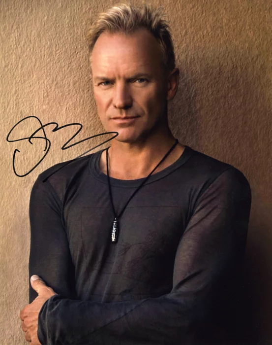 Sting autograph