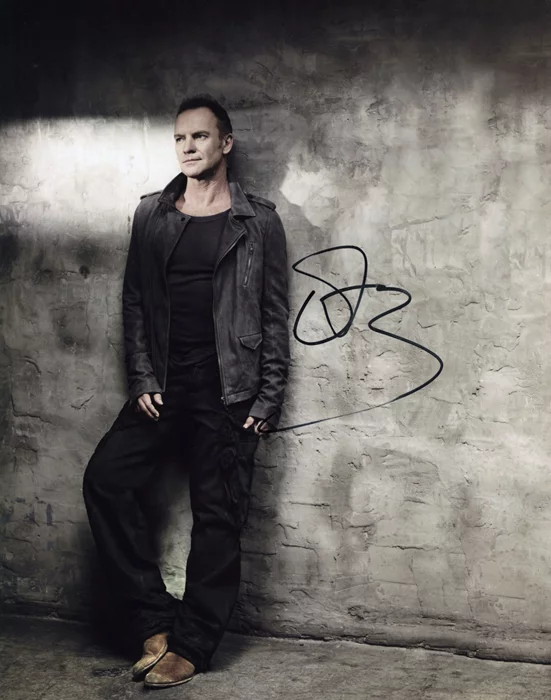 Sting autograph