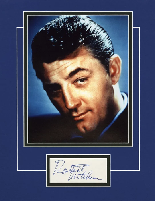 Robert Mitchum autograph