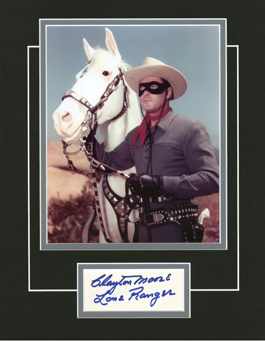 Clayton Moore autograph