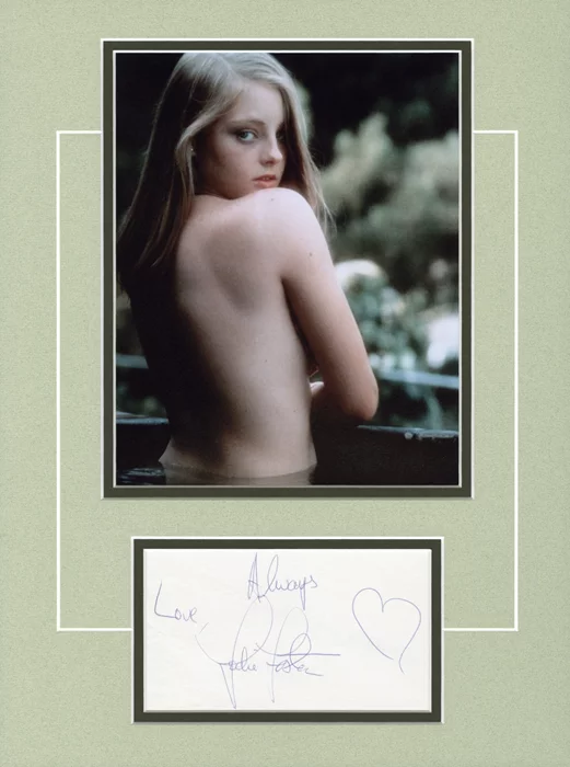 Jodie Foster autograph