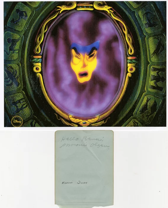Moroni Olsen autograph