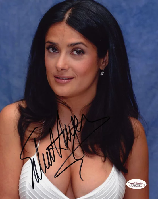 Salma Hayek autograph