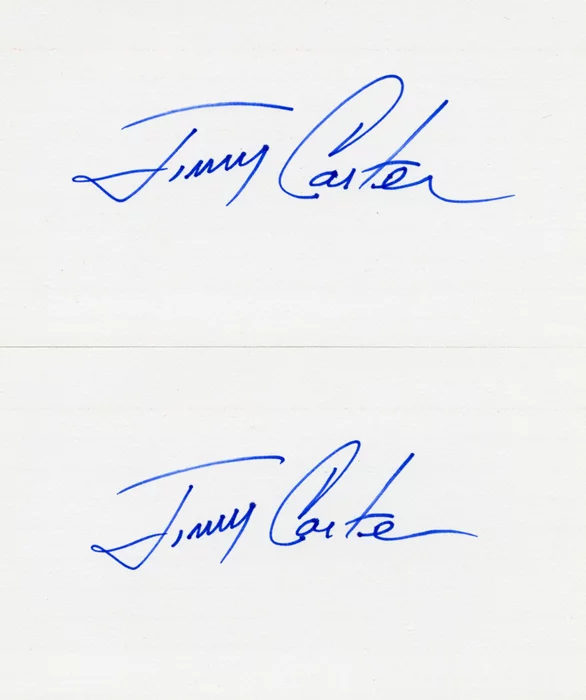 Jimmy Carter autograph